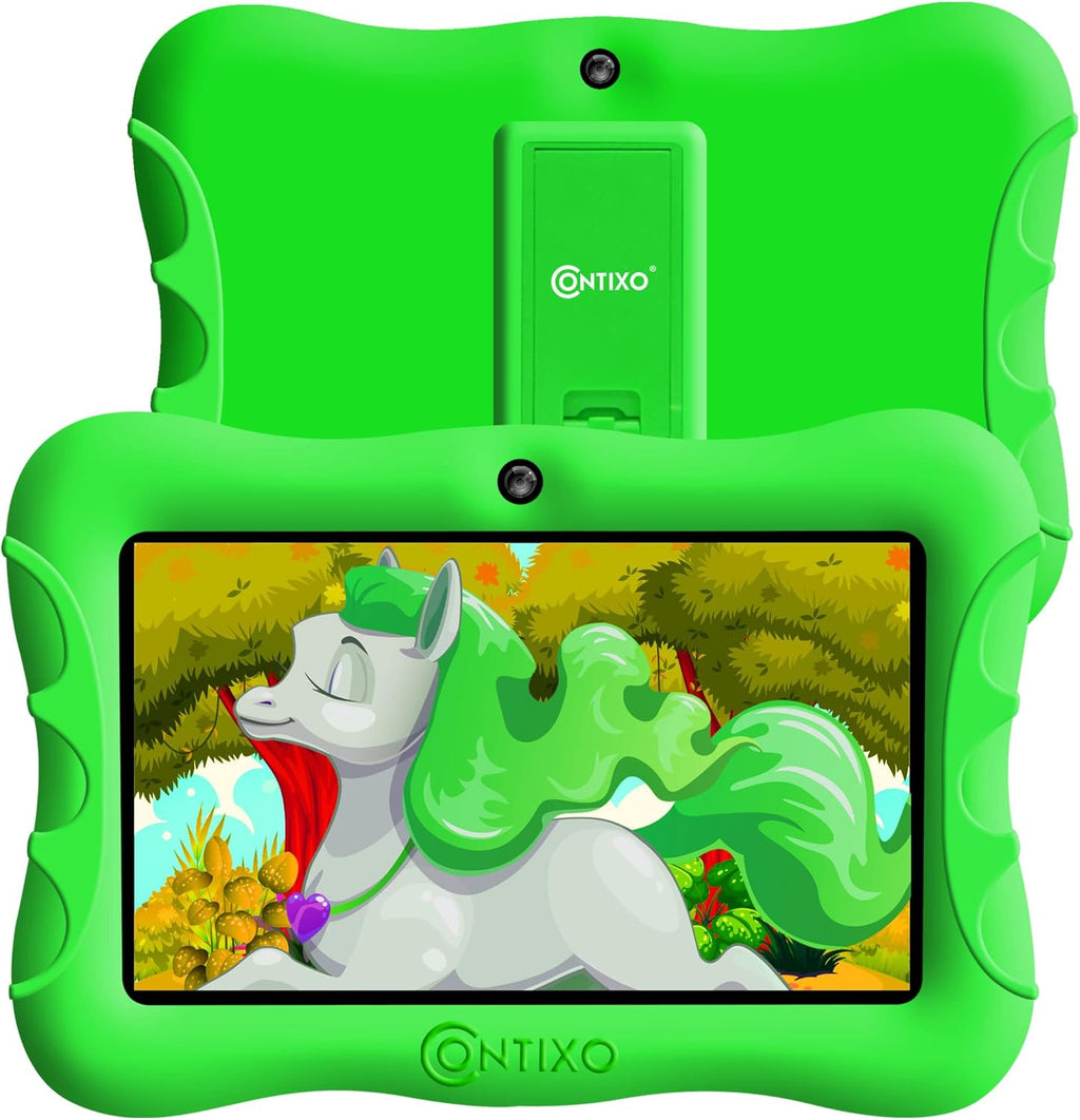 7-inch HD Toddler Tablet with Camera, Parental Control, 32GB, WiFi, Kid-Proof Case, DkBlue Pack of 2 S798880