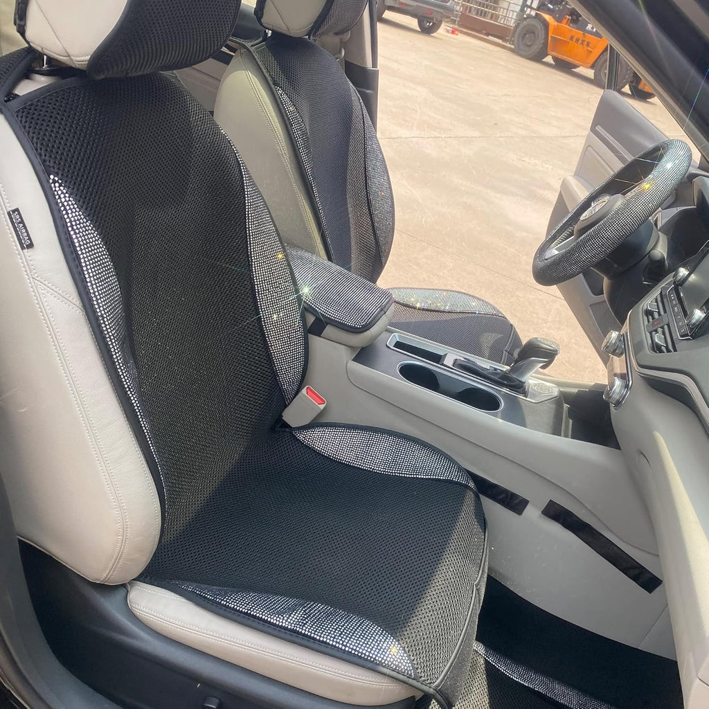 Ice Silk Front Car Seat Covers with Backrest R543