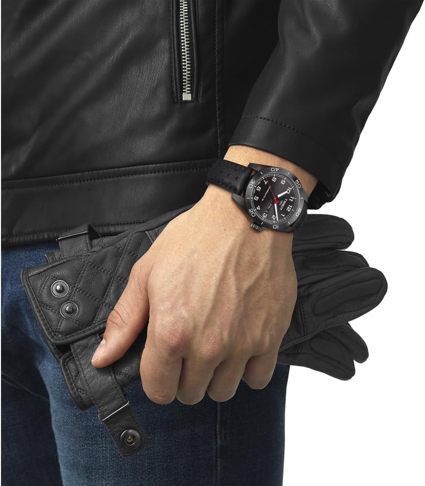 Black PVD Coating Stainless Steel Automatic Watch V8241