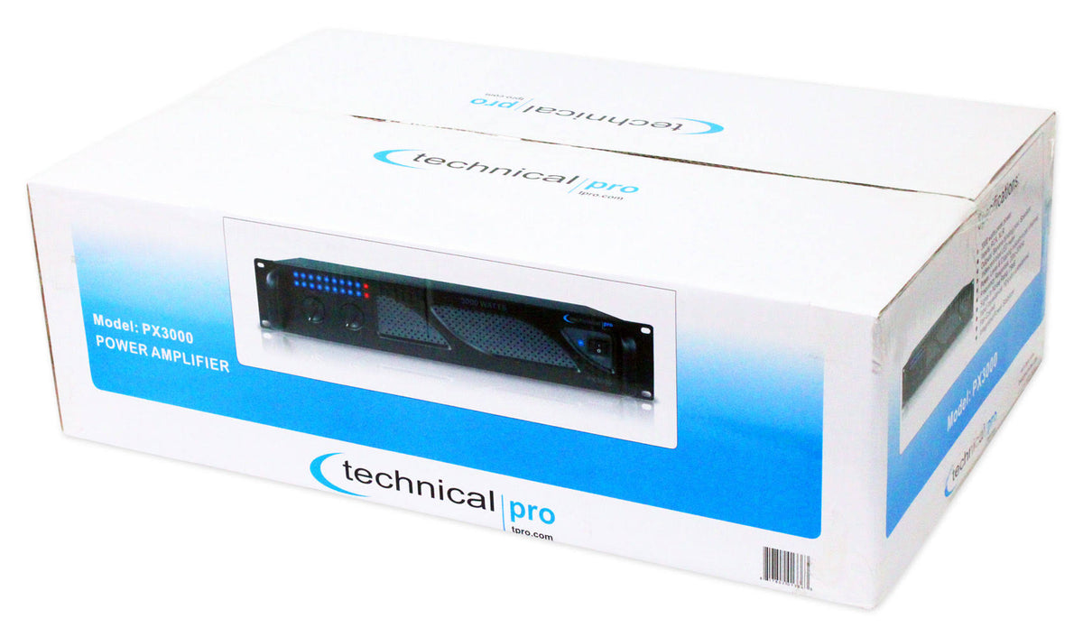 3000W 2-Ch. Power Amplifier with Headphones W417