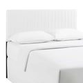 King or California King White Headboard J11959