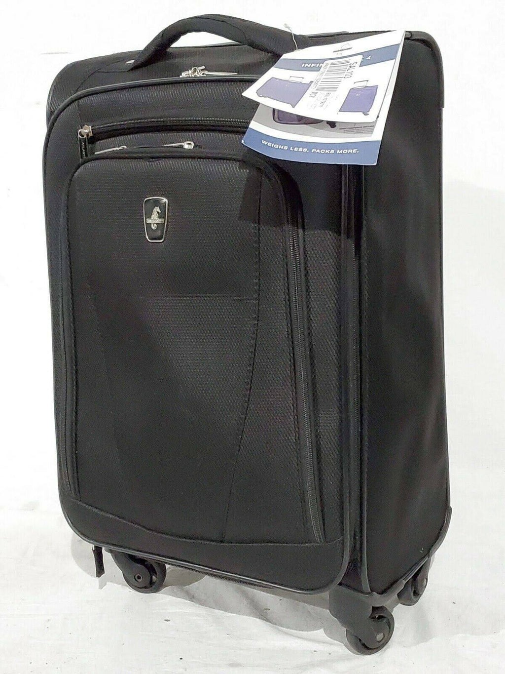 Black Expandable Spinner Suitcase J555