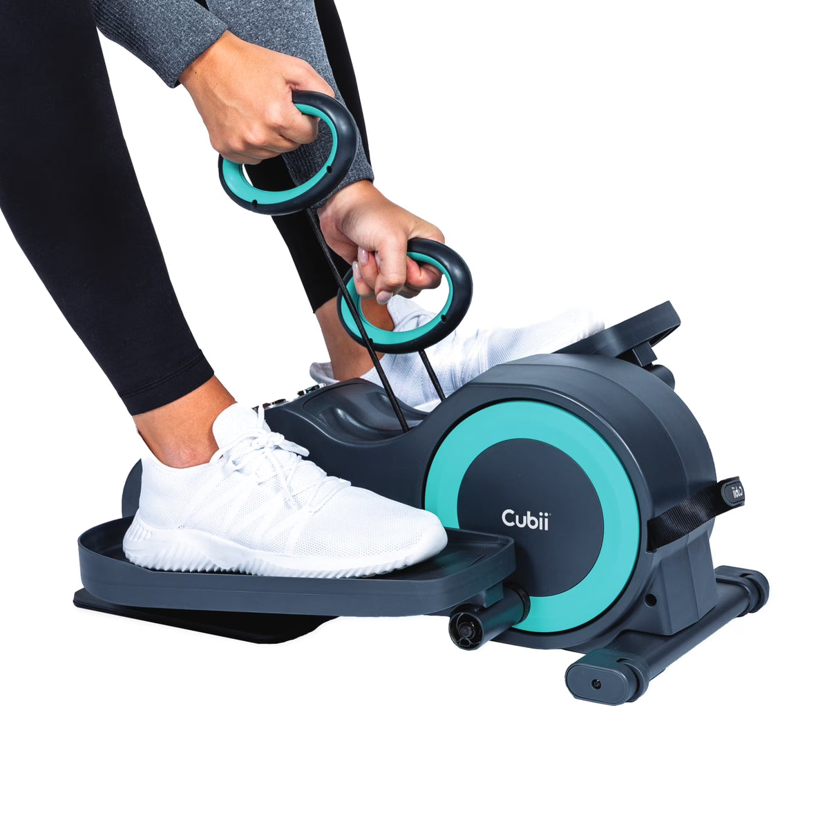 Seated Elliptical Pedal Exerciser with Resistance Bands Q7176