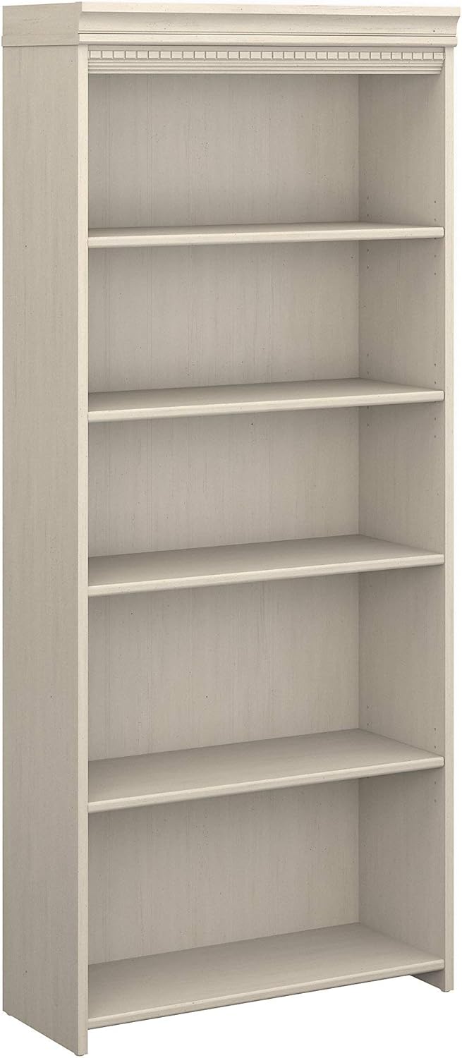 5 Shelf Bookcase in Antique Black H7381