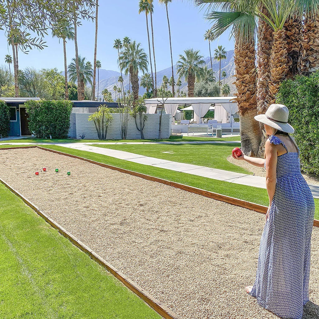 Bocce Set with 8 Balls, Pallino, Case, and Measuring Rope J243727