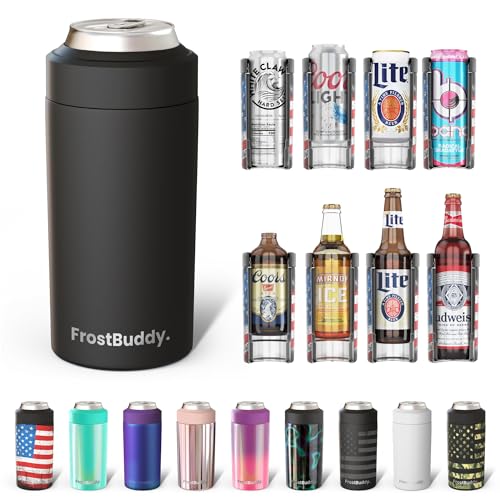 Stainless Steel Can Cooler for 12 oz & 16 oz Cans & Bottles K30374