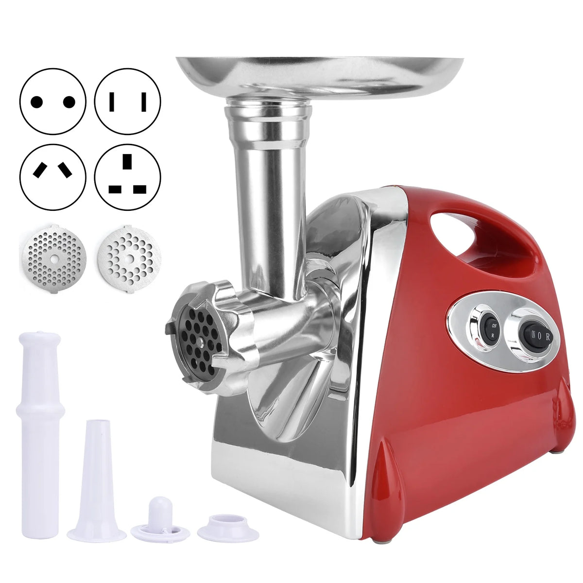 2800W Stainless Steel Electric Meat Grinder and Sausage Stuffer X584174