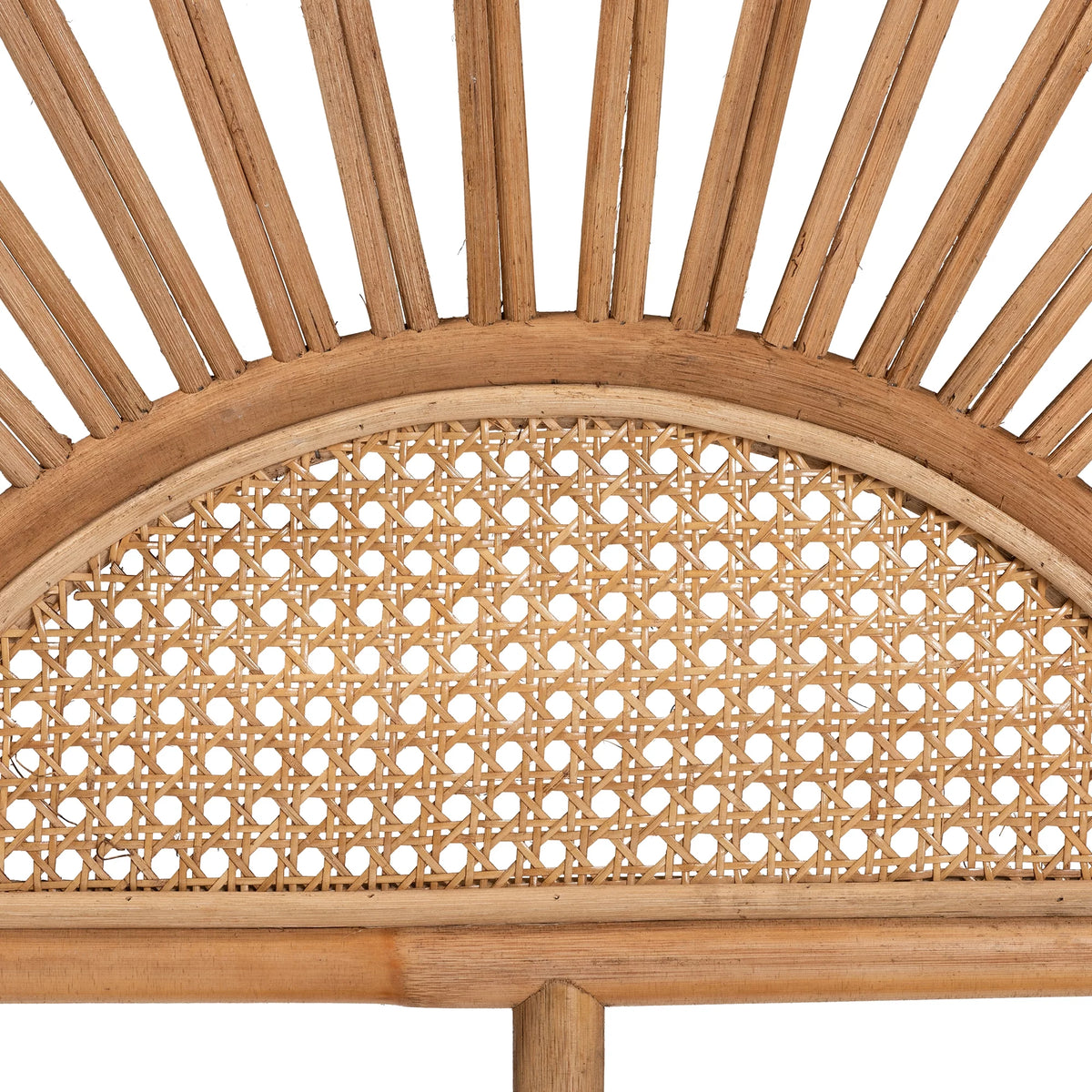 King Size Natural Brown Rattan Headboard L856838