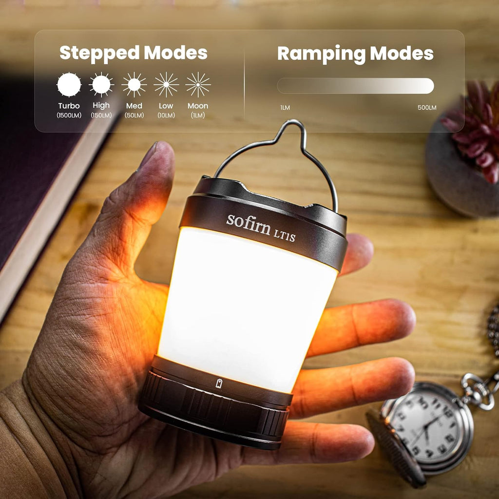 Rechargeable LED Camping Lantern with Powerbank Function, IPX8 Waterproof W654