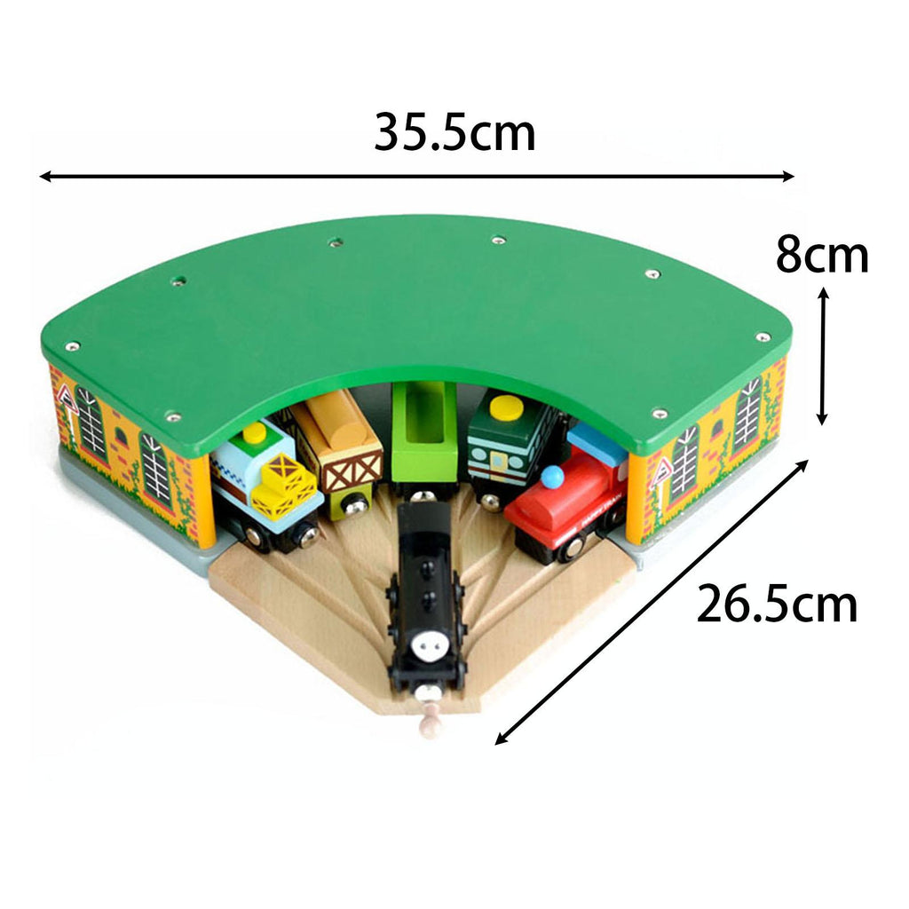 Wooden Train Shed Toy B906