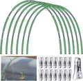 6 Sets 8 FT Long Fiberglass Garden Hoops D83782