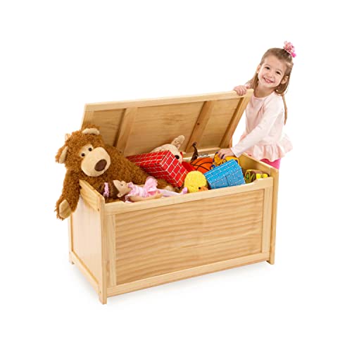 White Wooden Toy Chest L81520