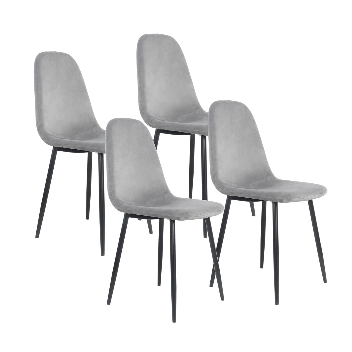 Velvet Dining Chairs Set Of 4 T9142