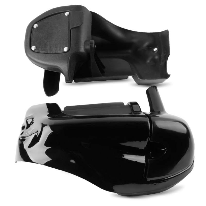 Black Lower Vented Leg Fairing for Harley Davidson Touring 1983-2013 B5879