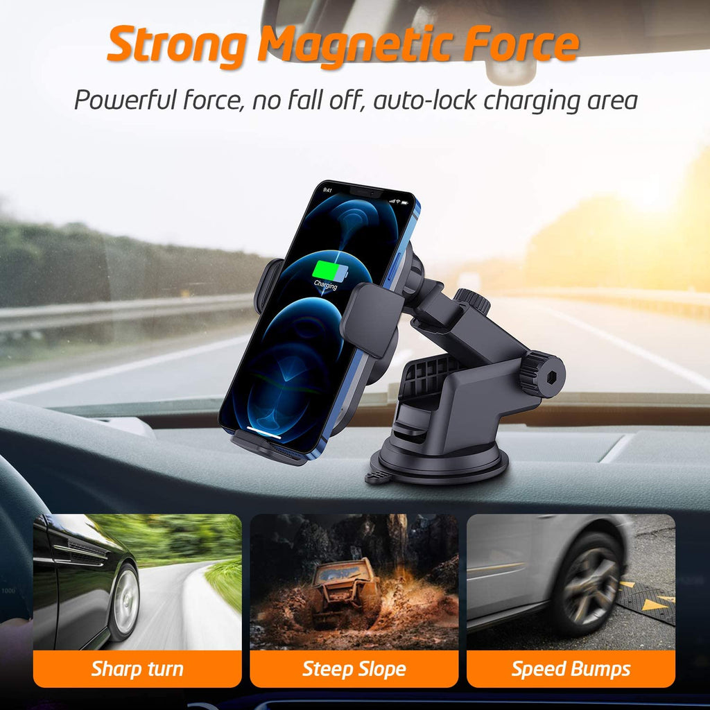 15W Qi Wireless Car Charger Phone Holder I971