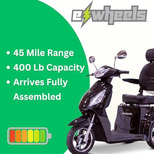 Long Range 40 Mile Blue Mobility Scooter W506049
