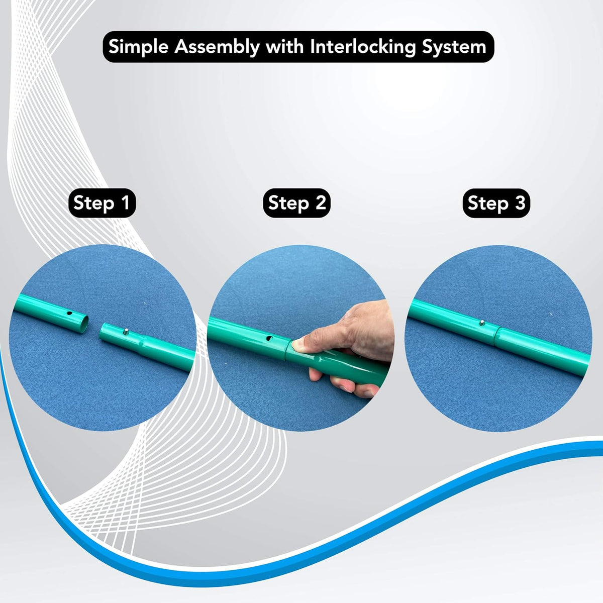 Regulation Size Portable Pickleball Net with Steel Frame and PE Netting X9373