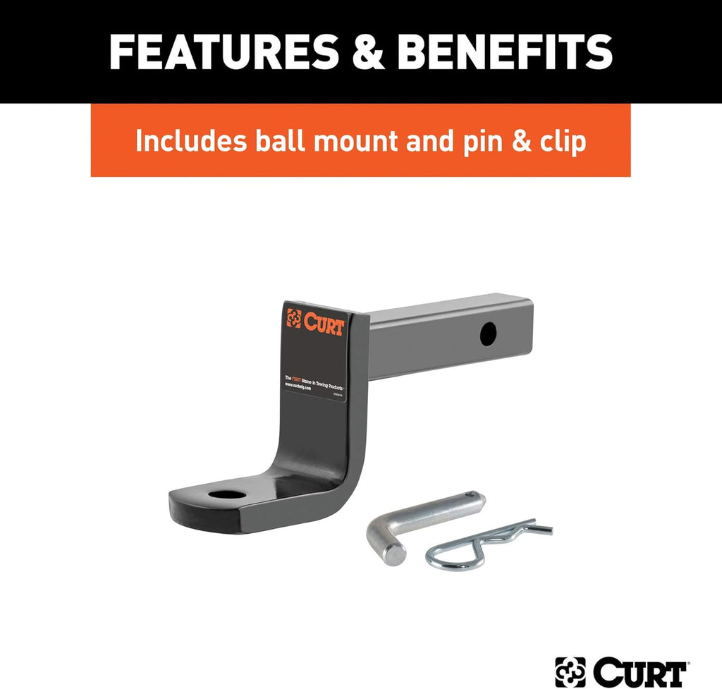 Class 1 Trailer Hitch with Ball Mount, 1-1/4-In Receiver M63768