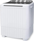 16.5lbs Compact Twin Tub Portable Washing Machine D377