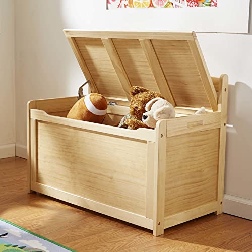 White Wooden Toy Chest L81520