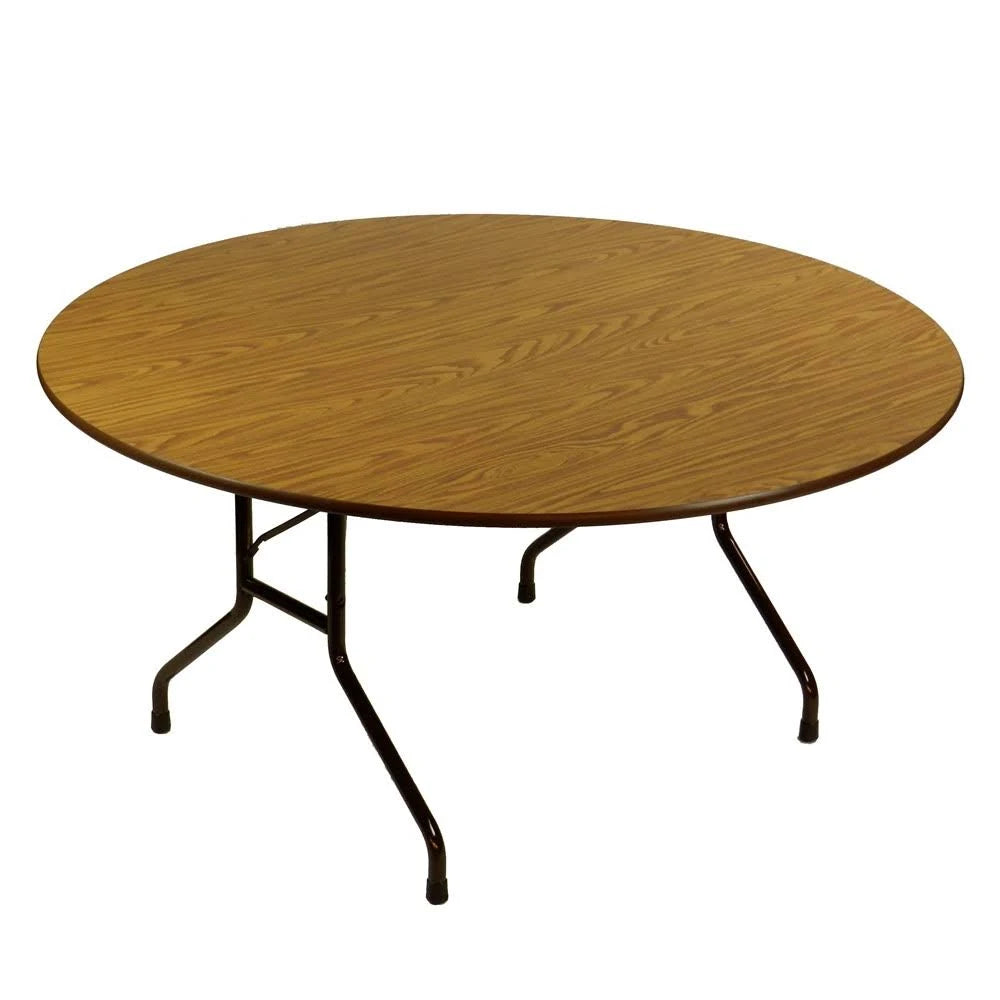 60x22 Round Melamine Folding Table U487