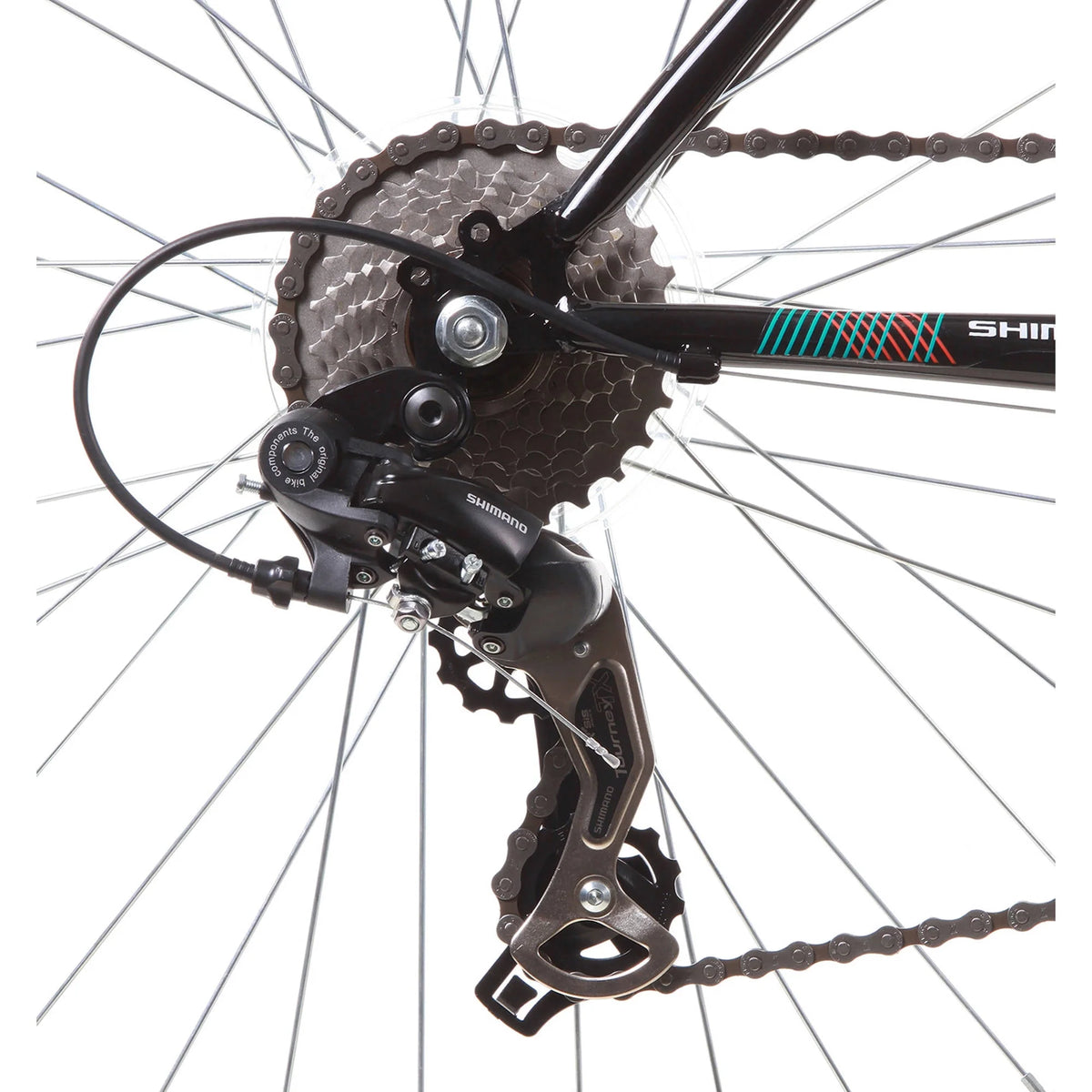 Black 21-Speed Suspension Mountain Bike T3022