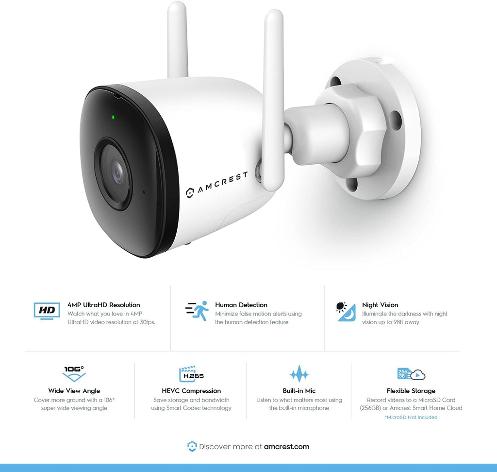 4MP Outdoor WiFi Security Camera with Night Vision N8811
