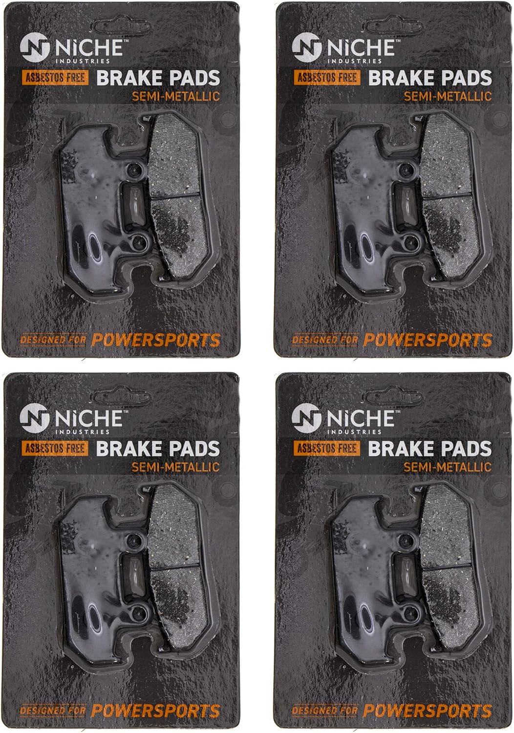 Front Semi-Metallic Brake Pad Set 4 Pack L1768