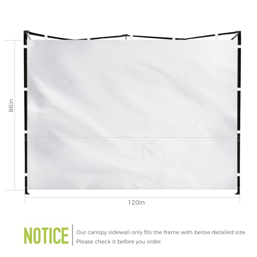 10x10 Pop Up Canopy Sidewalls 300D Waterproof W77784
