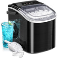 Countertop Portable Ice Maker Machine with Handle, Black I8204