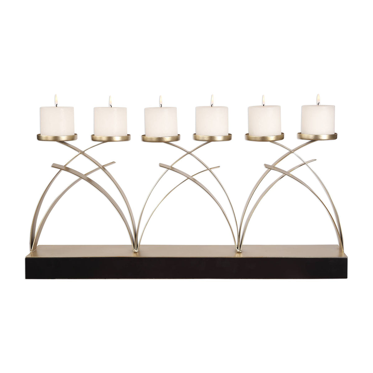 Antiqued Silver Candelabra T908653