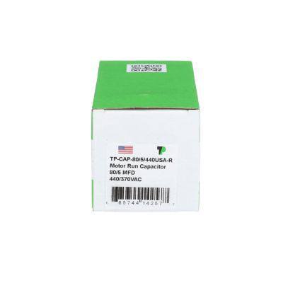80/5 MFD 440/370V Rnd Capacitor O750