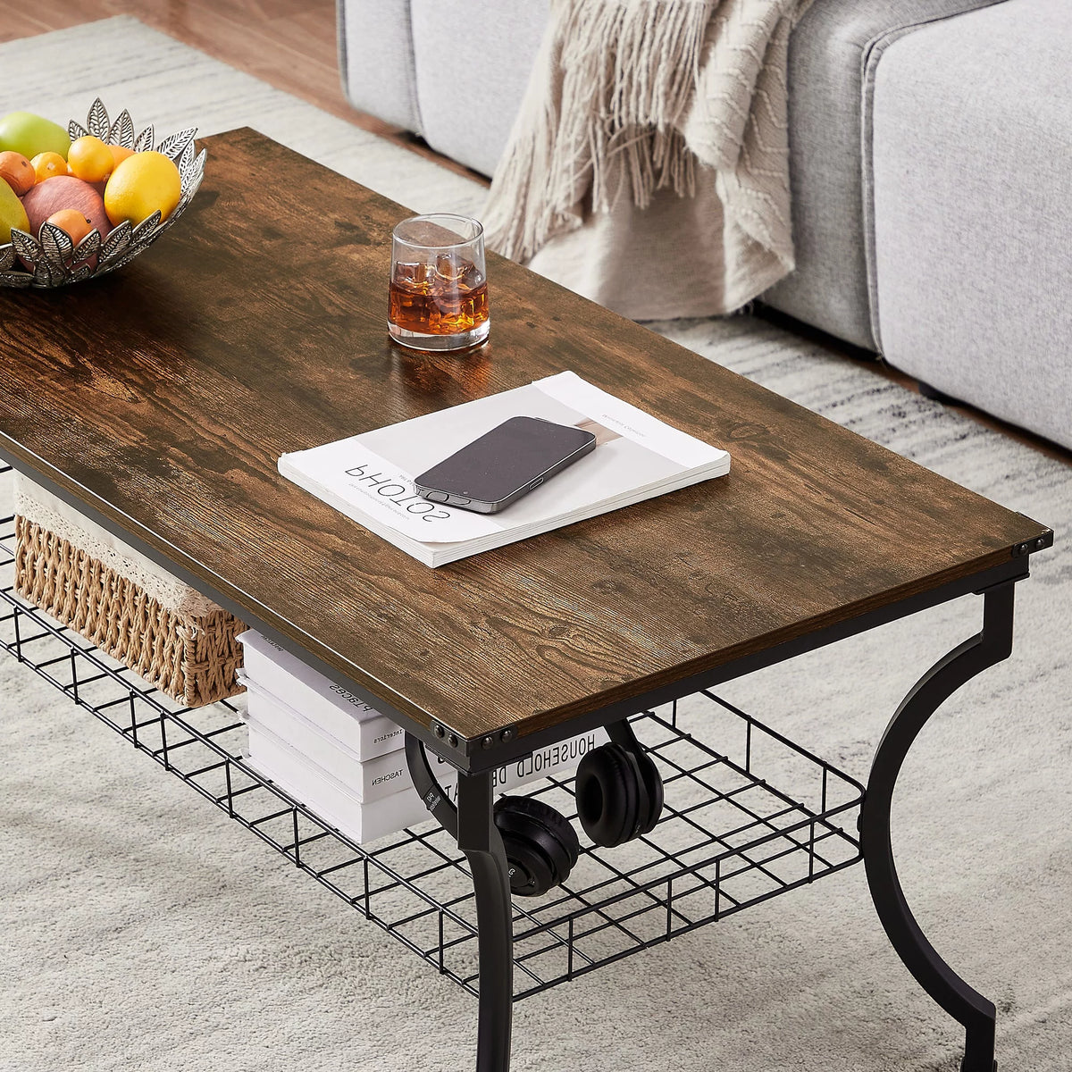 Brown 3-Piece Coffee Table Set K123033