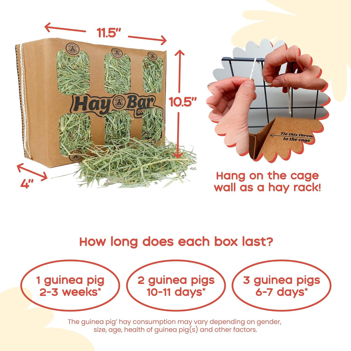 Orchard Hay Guinea Pig Food 5 Pack R62477