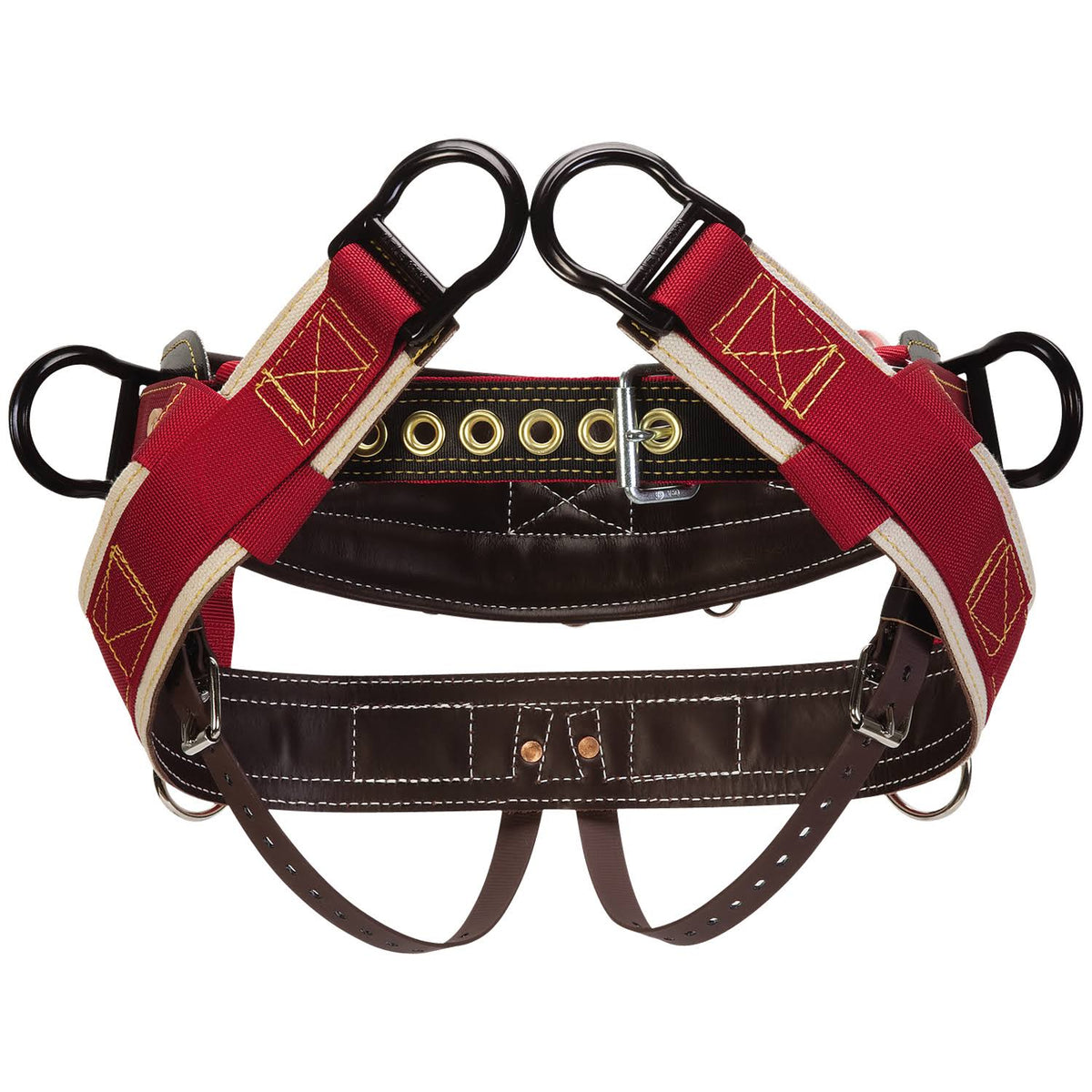 Saddle with Heavy-Duty Coated Webbing Leg Straps F202198