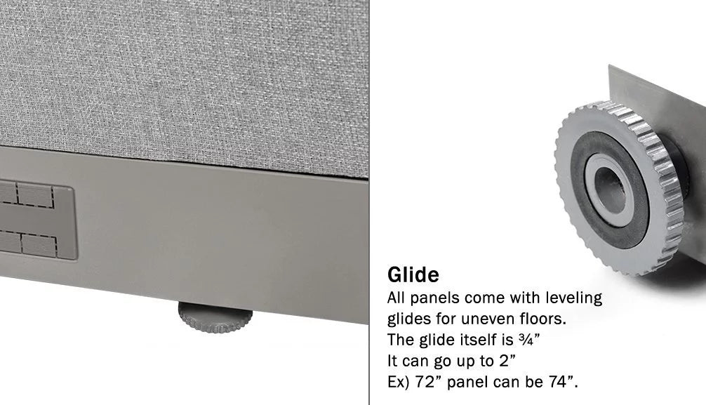 L-Shaped Freestanding Office Partition I449