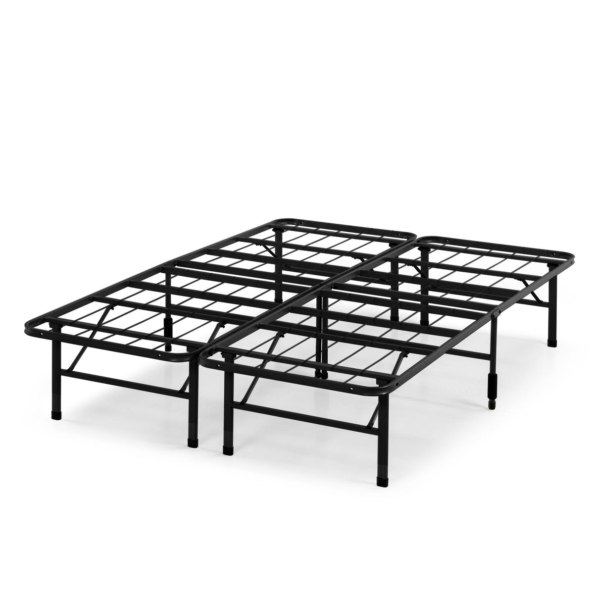 Black Steel Smart Base Bed Frame F3905