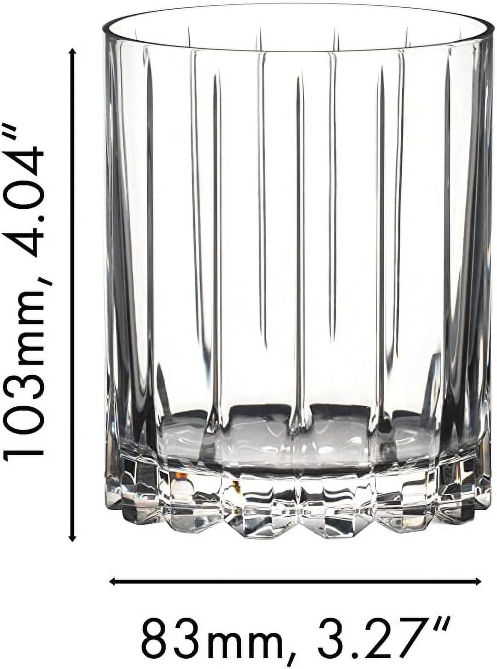 Double Rocks Glassware Pack Of 2 P496