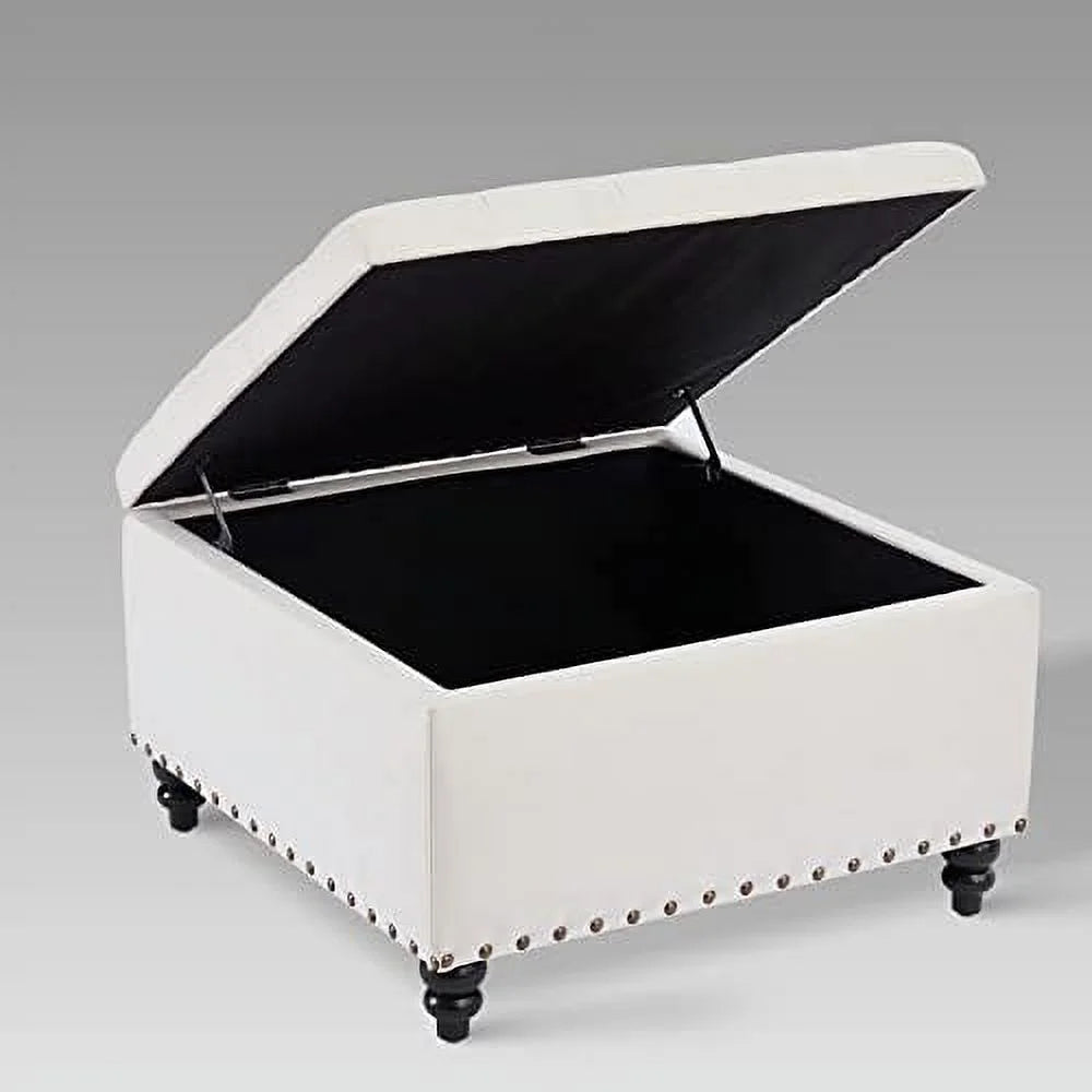 Square Tufted Ottoman D5882