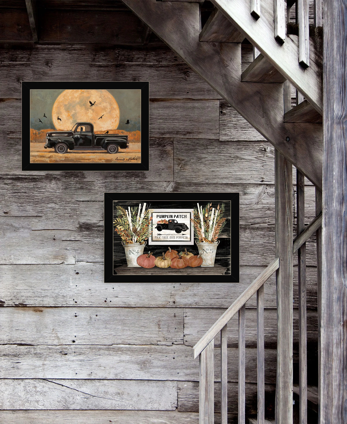 2-Piece Ready to Hang Framed Print, Black Frame G9861