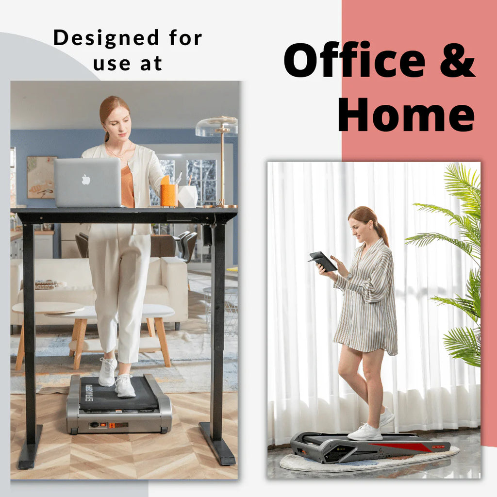 2.0HP 5° Incline Under Desk Electric Treadmill H842