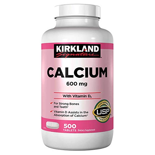 Calcium 600 mg with Vitamin D3, 500 Tablets (2 Pack) G25925