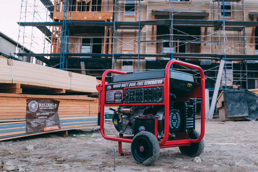 10000 Watt Dual Fuel Portable Generator with Electric Start U34368