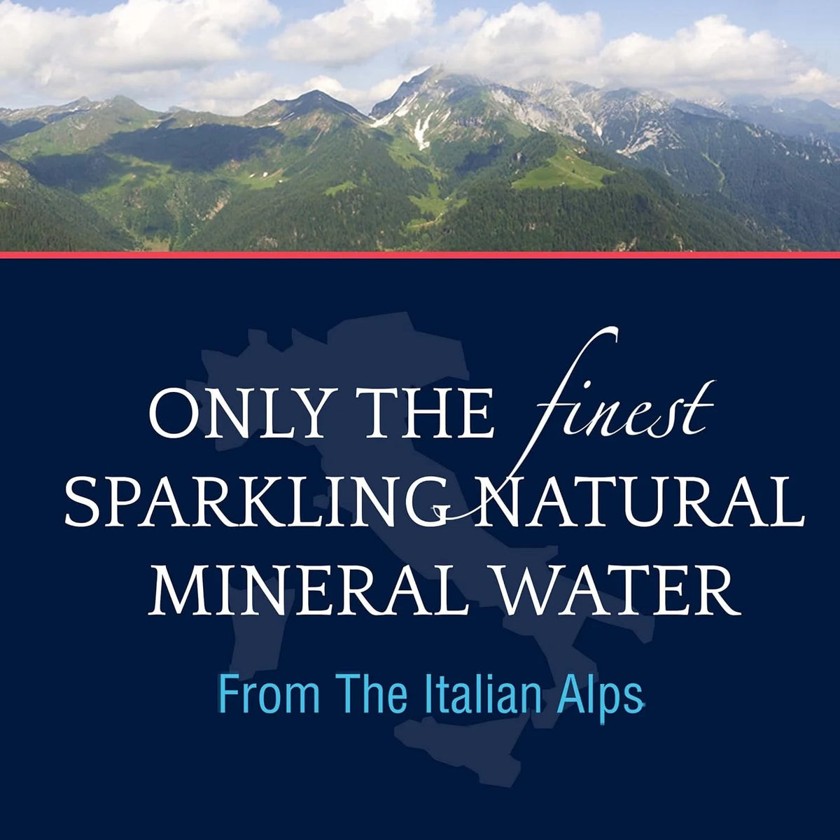 Sparkling Natural Mineral Water, 8.45 fl oz. Glass Bottle, 24 Count C266