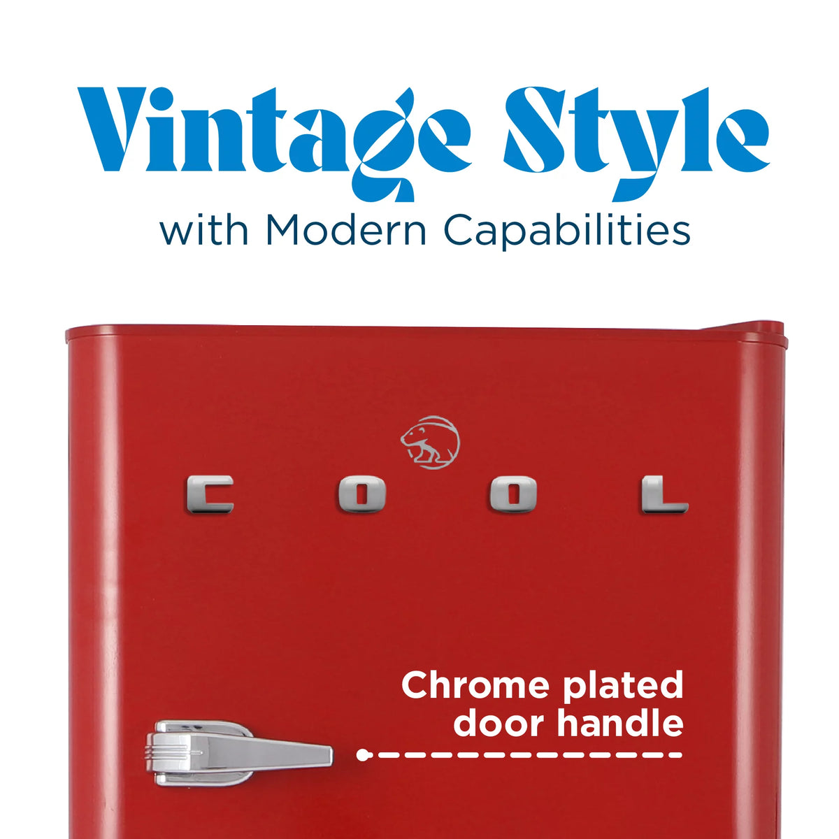 Freestanding Mini Fridge with Freezer K8634