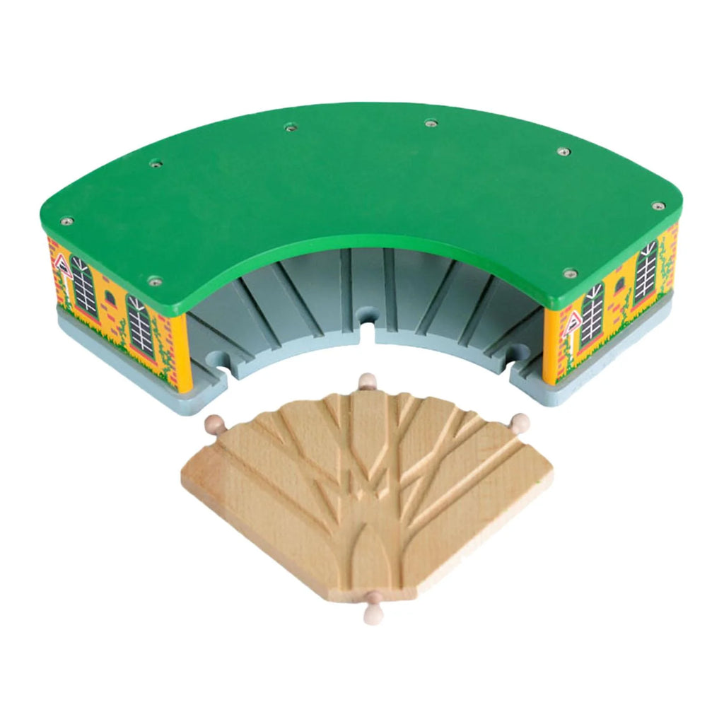 Wooden Train Shed Toy B906