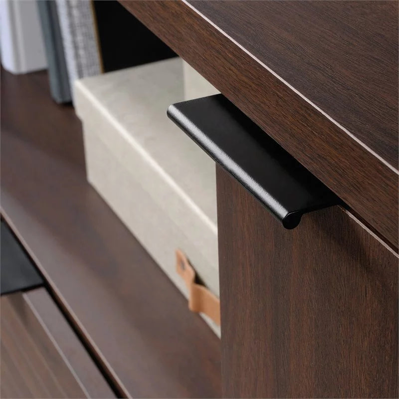 Mahogany Engineered Wood Storage Credenza W789028
