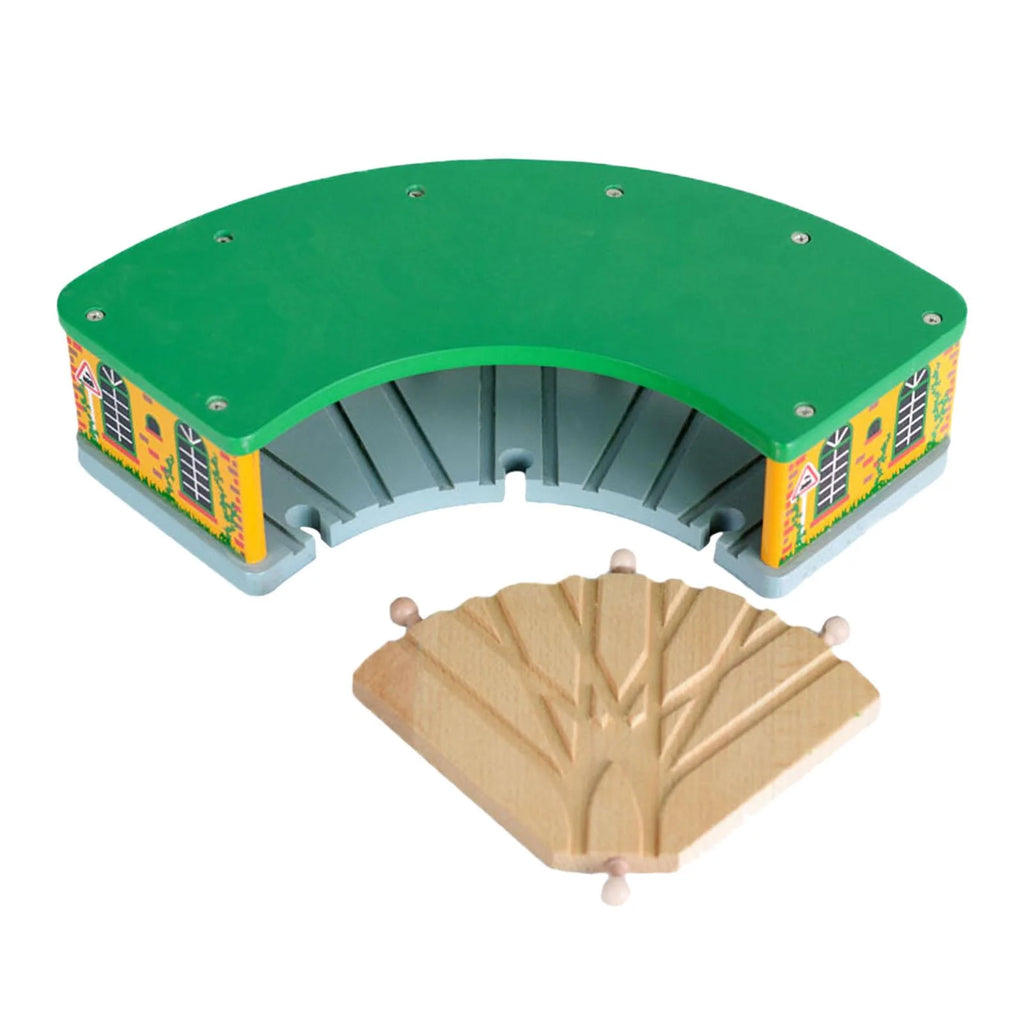 Wooden Train Shed Toy B906