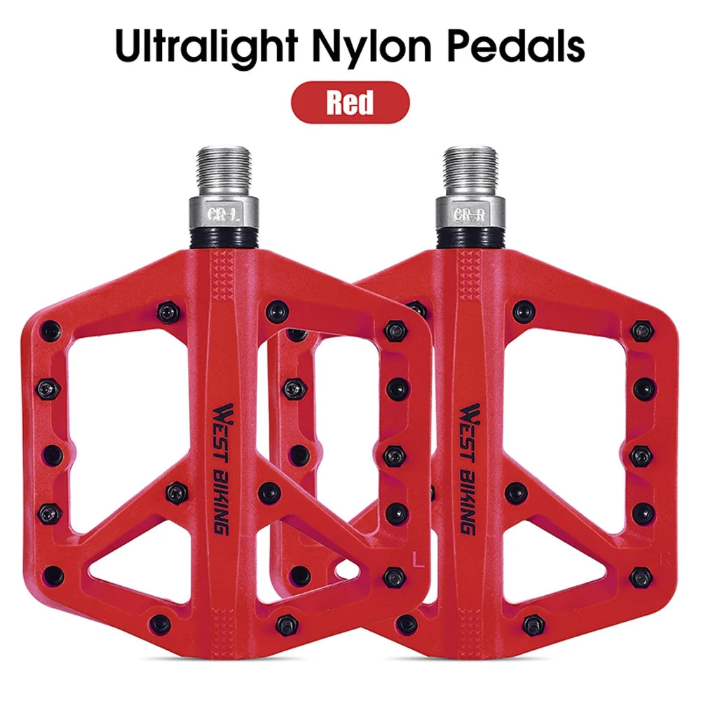 Ultralight Nylon Bike Pedals with 2 Bearings J335