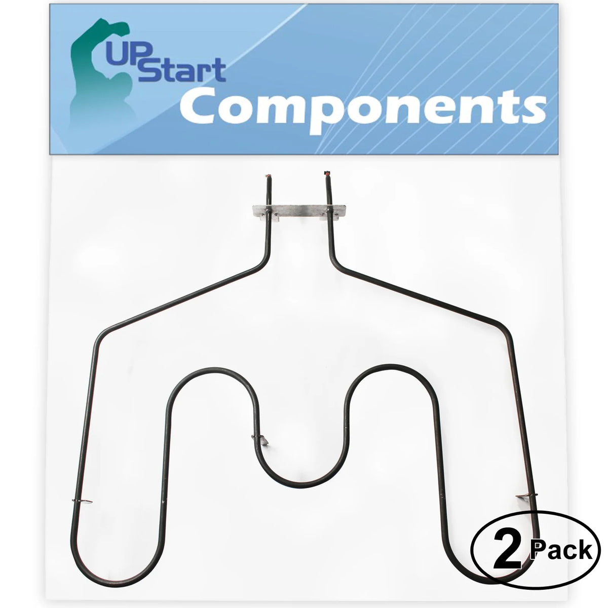2-Pack Replacement Bake Element for General Electric Oven Heating Element X449729